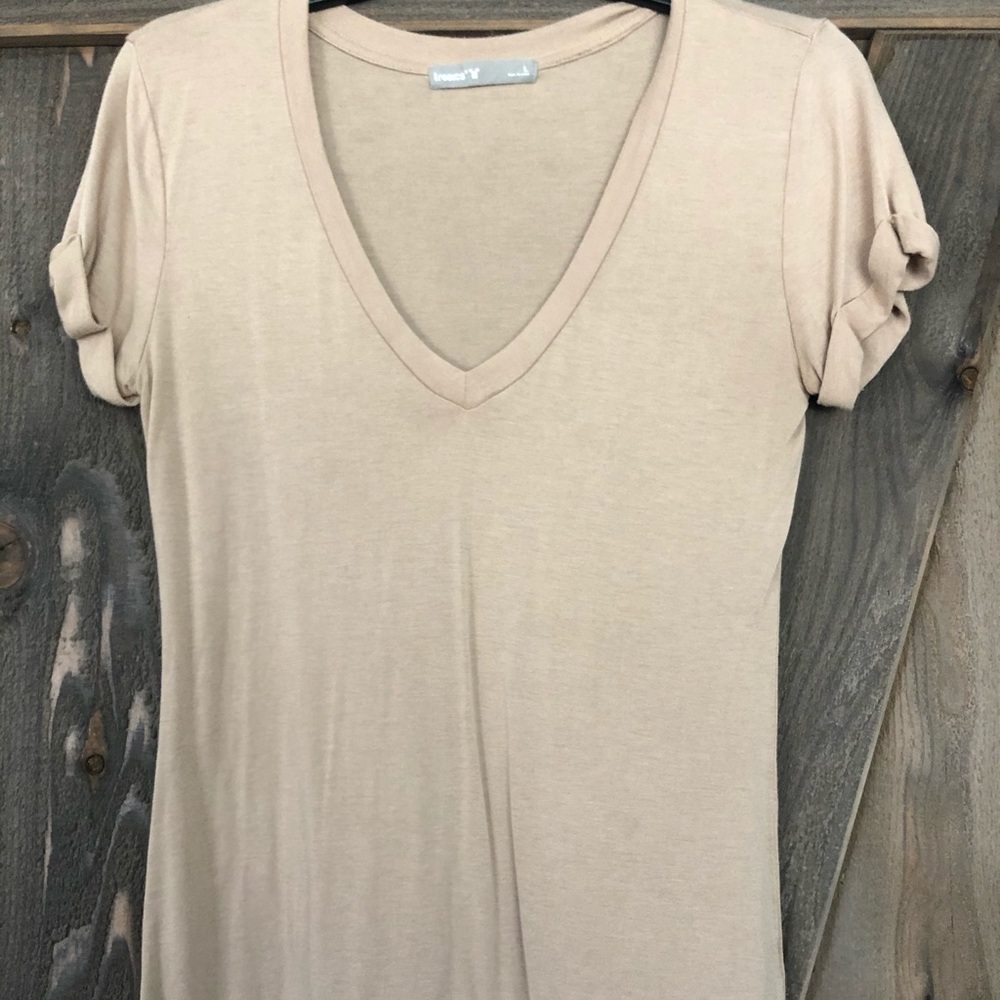 Women’s Large sheer V-Neck